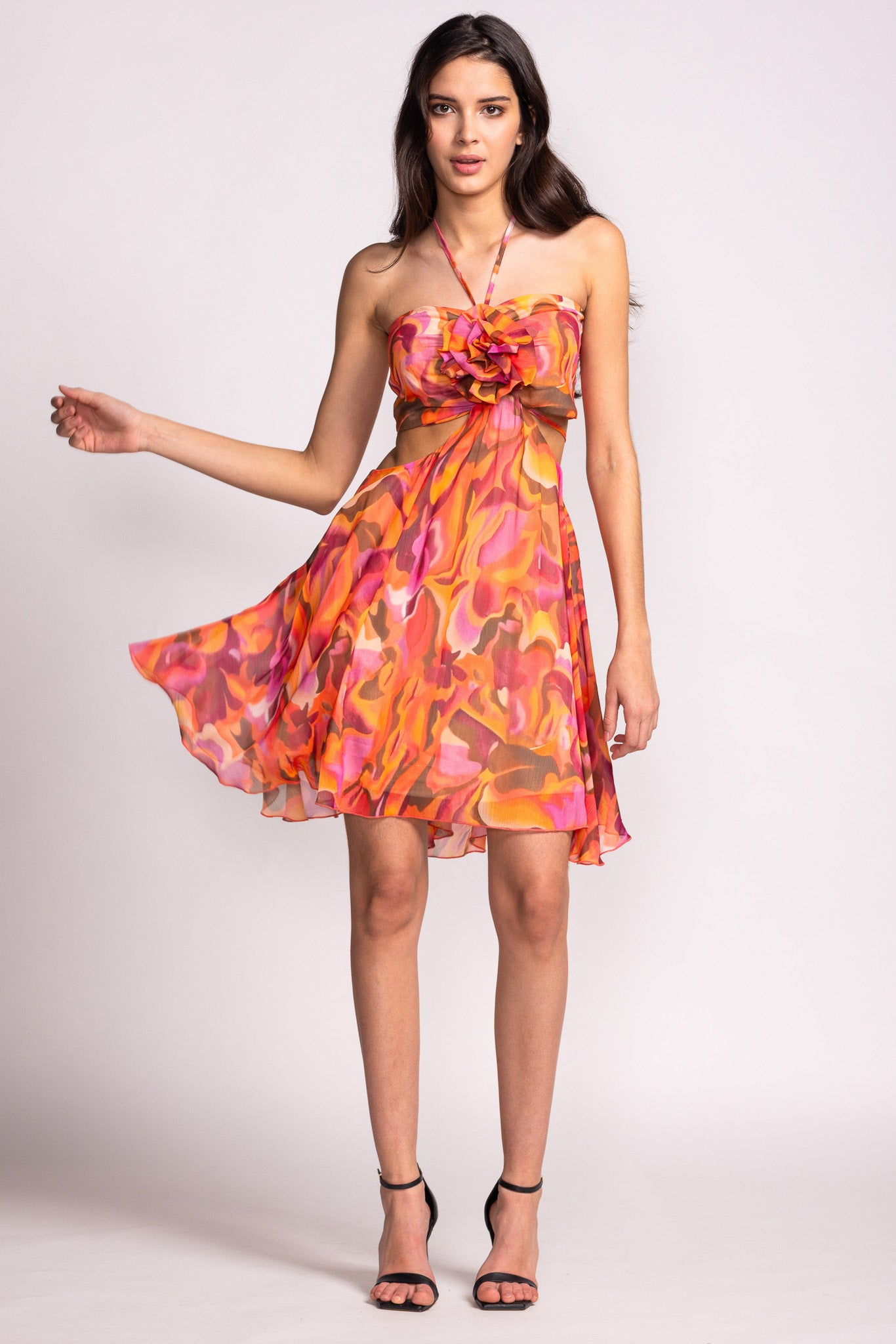 Sophia Dress - Orange