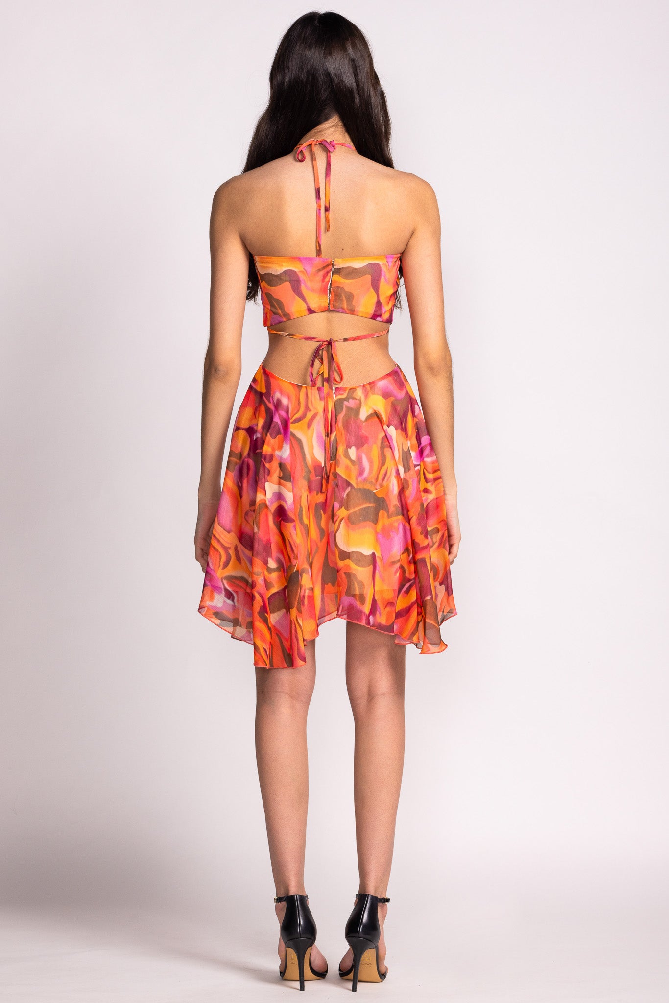 Sophia Dress - Orange