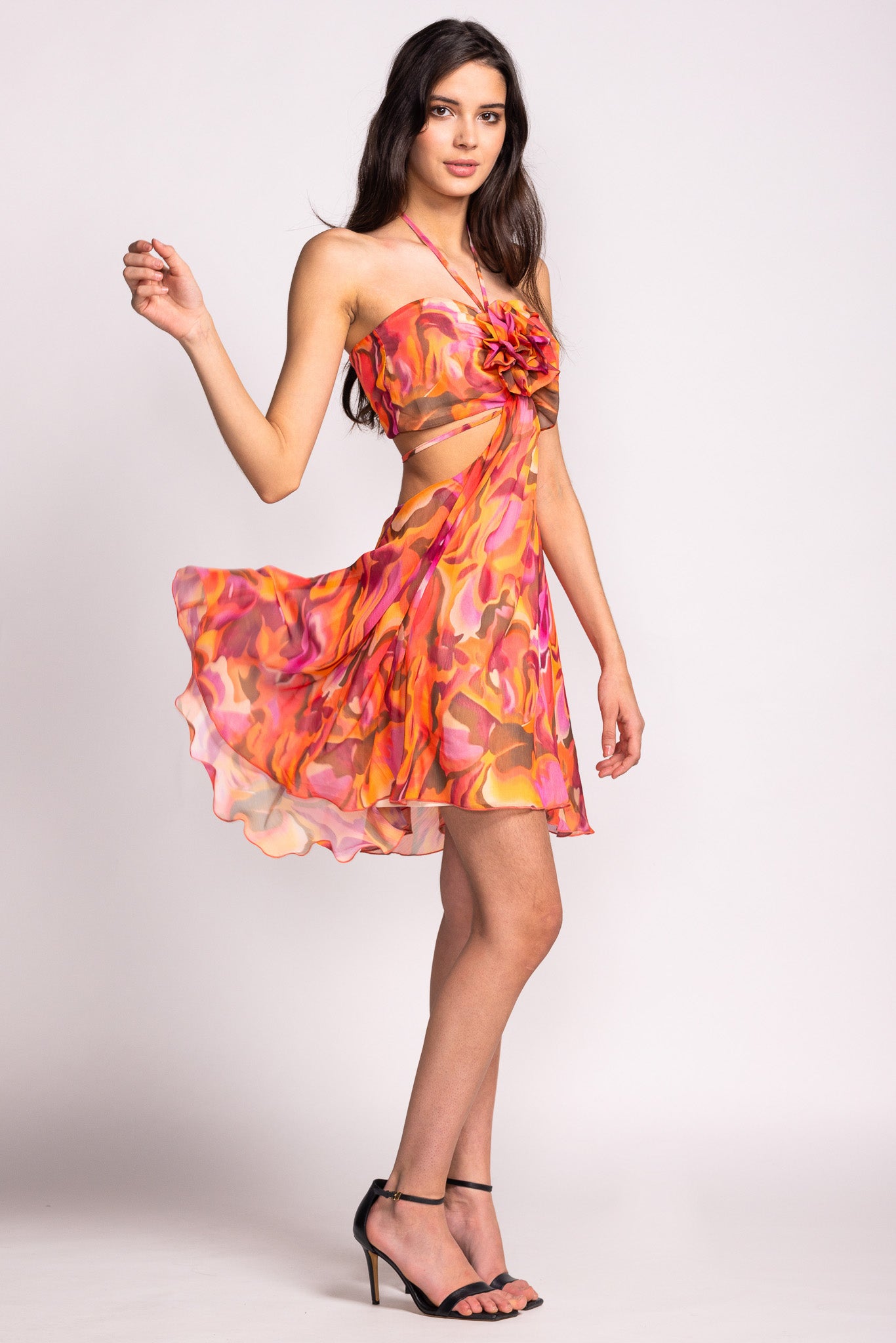 Sophia Dress - Orange